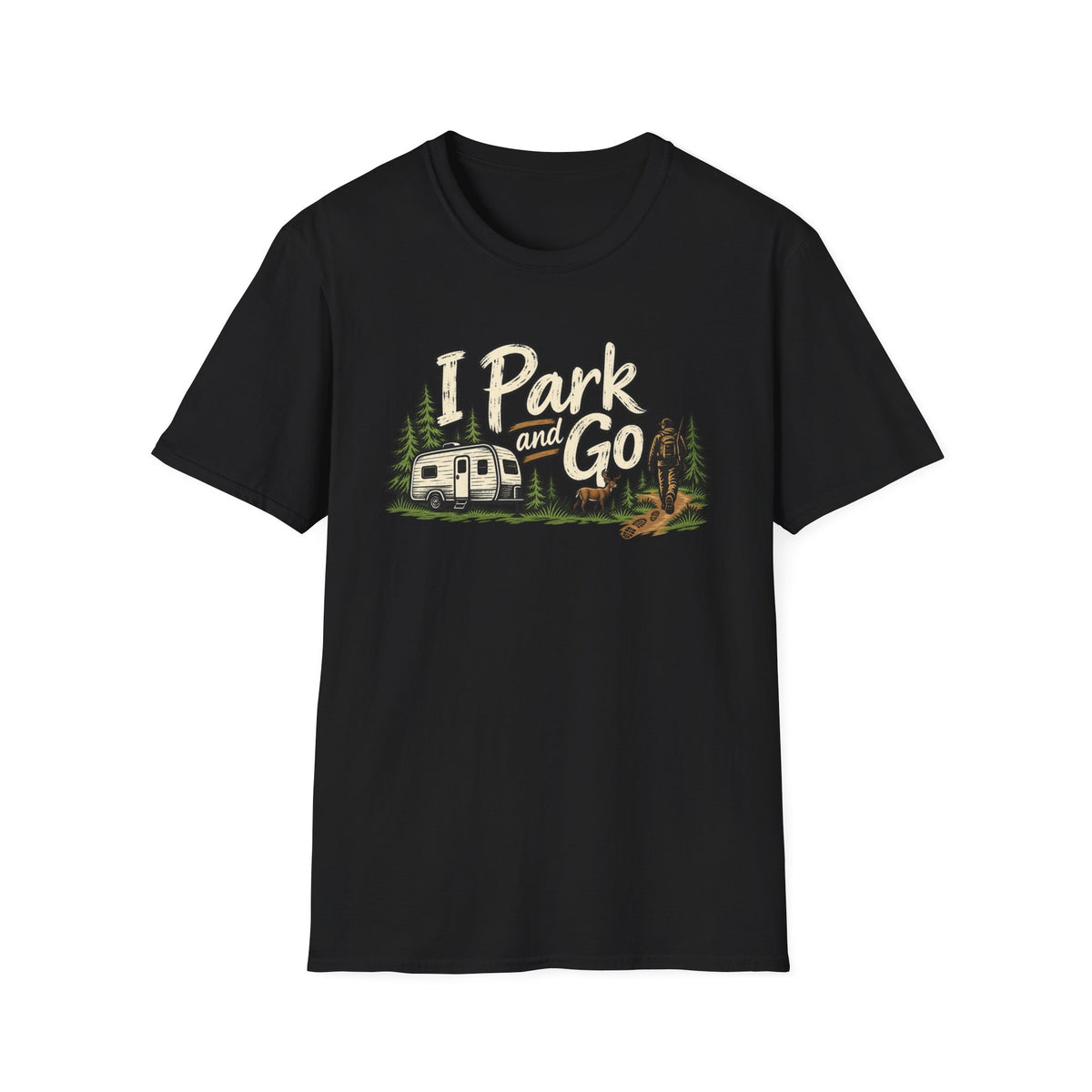 I Park Go Camping T-Shirt