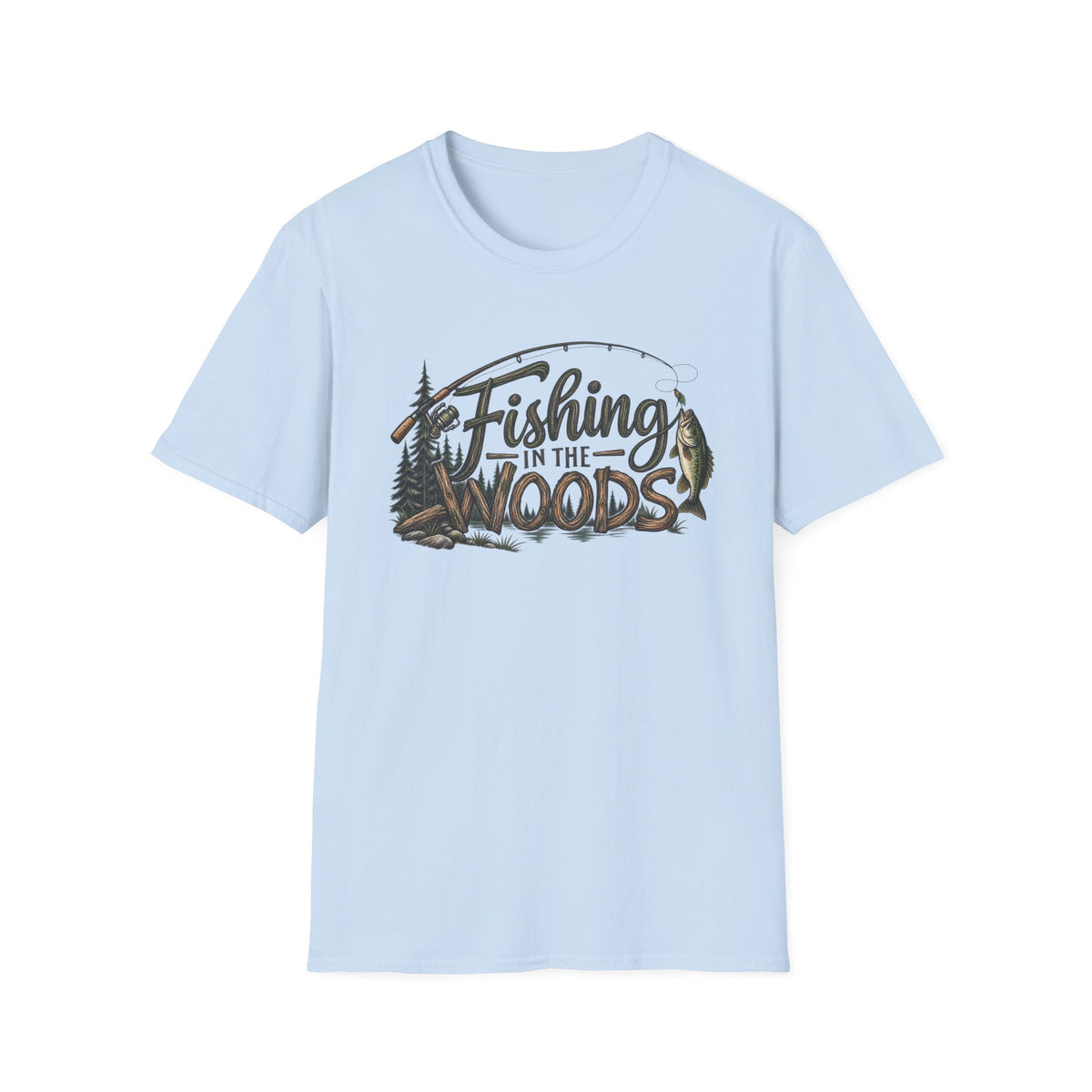 Fishing in the Woods T-Shirt
