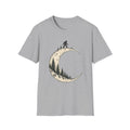 Moonlit Hiker Crescent Moon T-Shirt