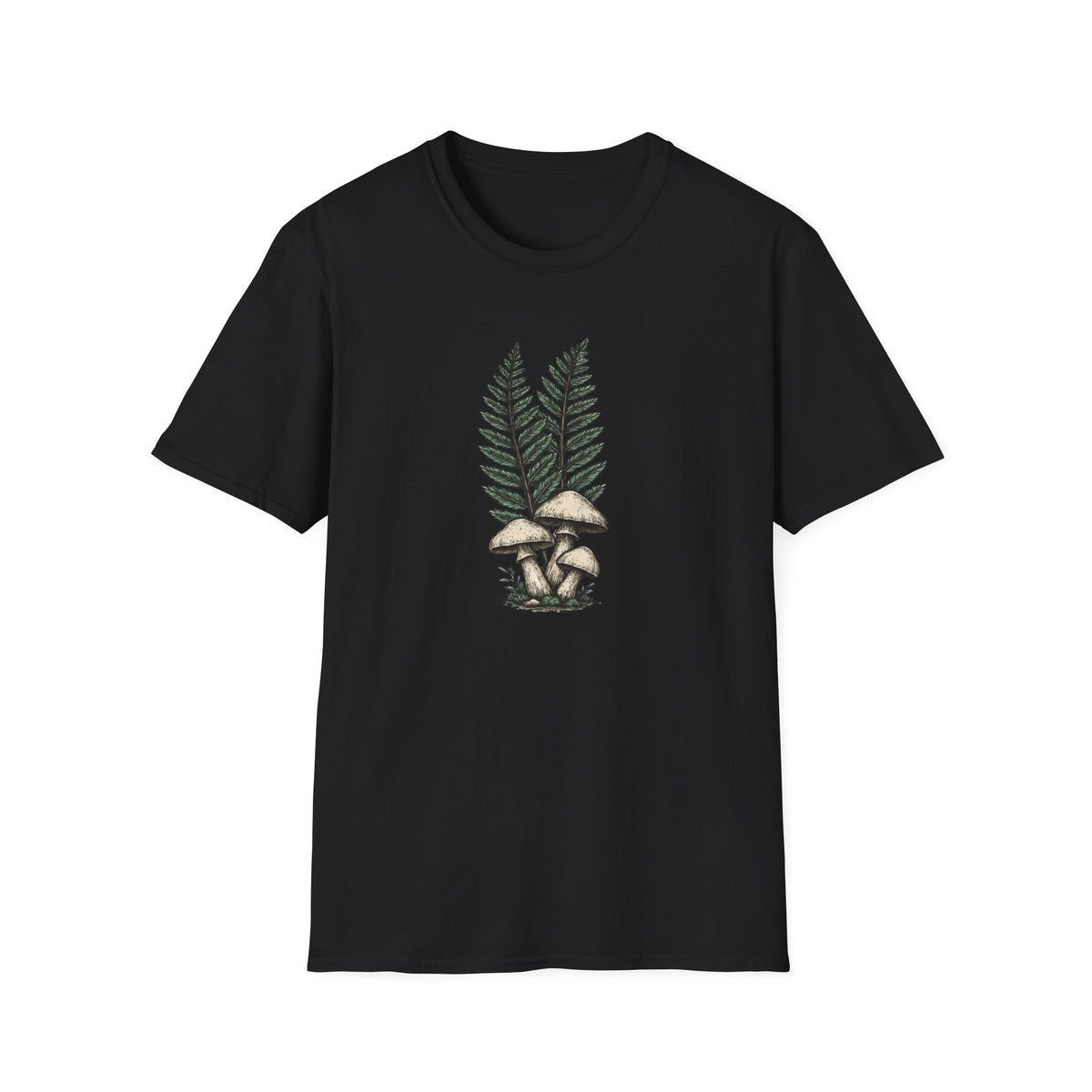 Mushrooms and Ferns T-Shirt