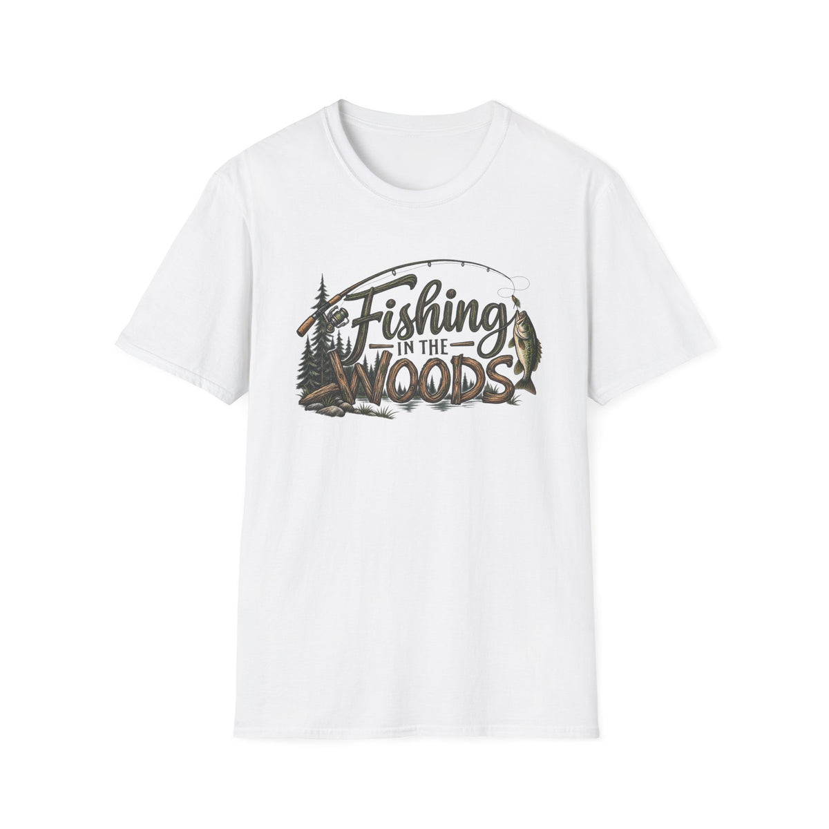 Fishing in the Woods T-Shirt