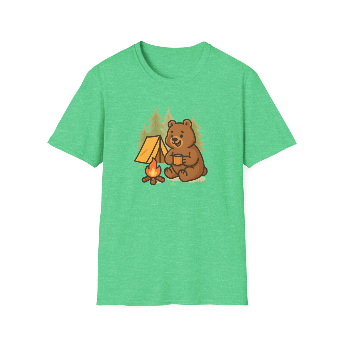 Bear at Campfire T-Shirt