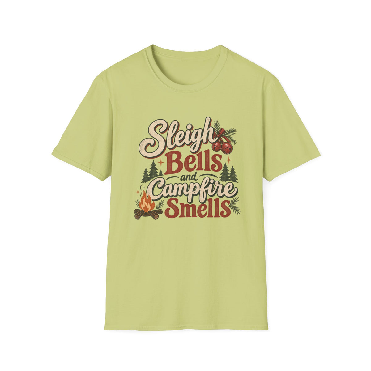Sleigh Bells and Campfire Smells T-Shirt