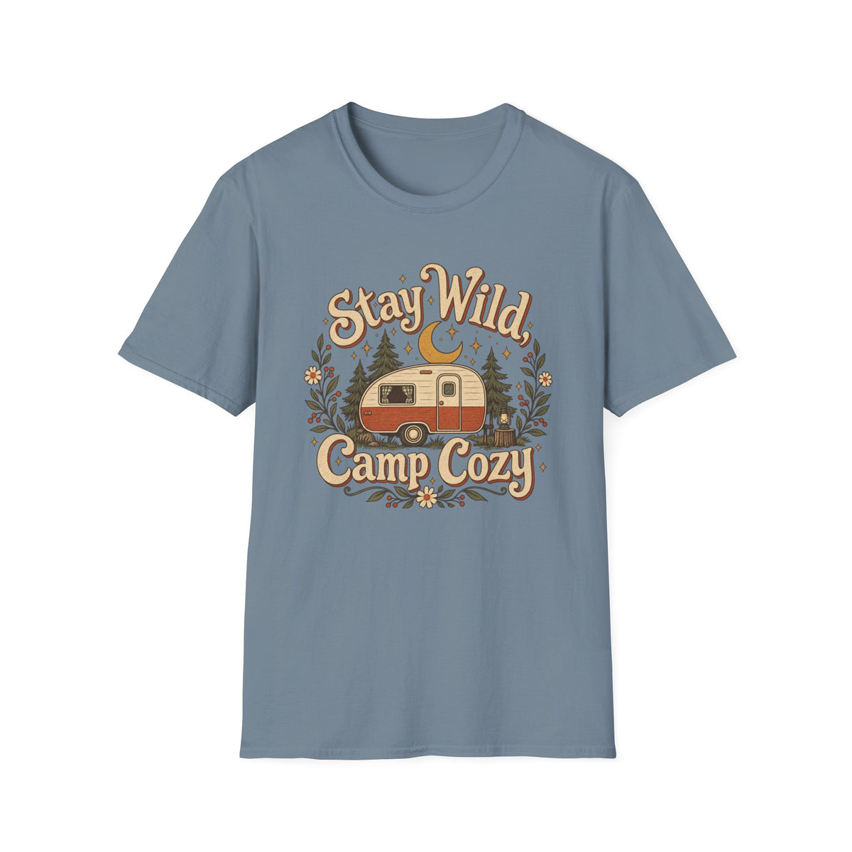 Stay Wild Camp Cozy Camper T-Shirt