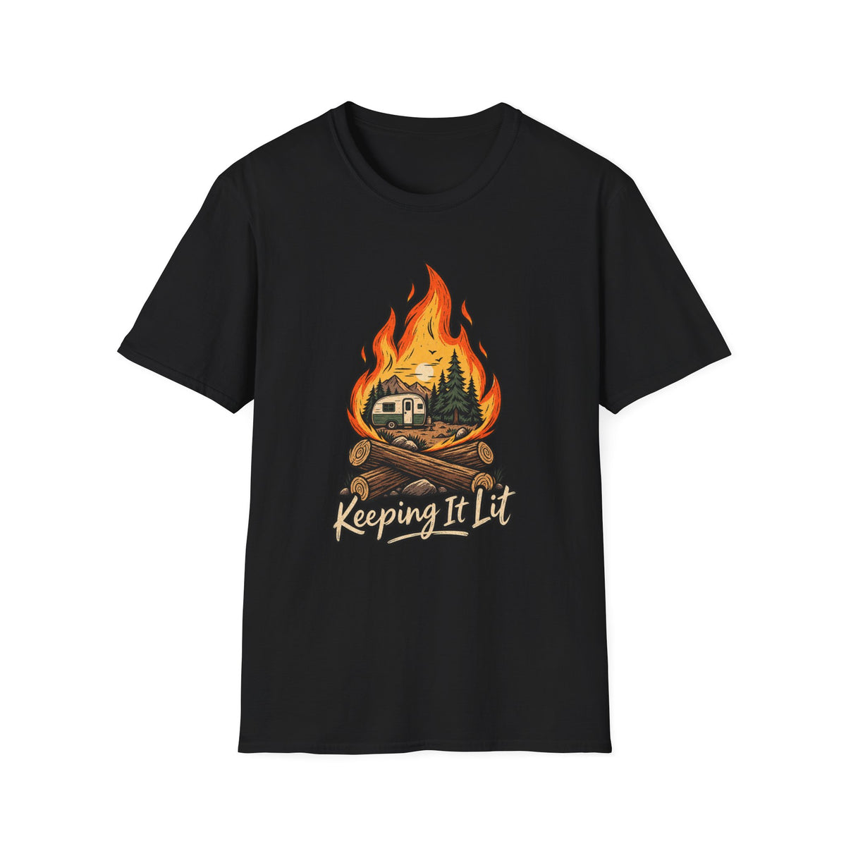 Camping Campfire T‑Shirt