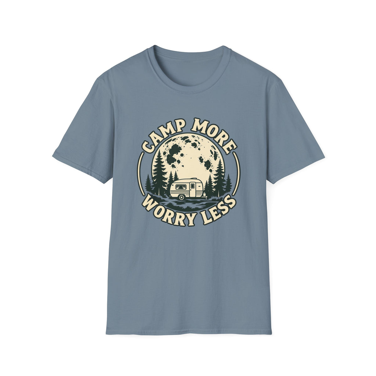 Camp More Worry Less Camping T-Shirt