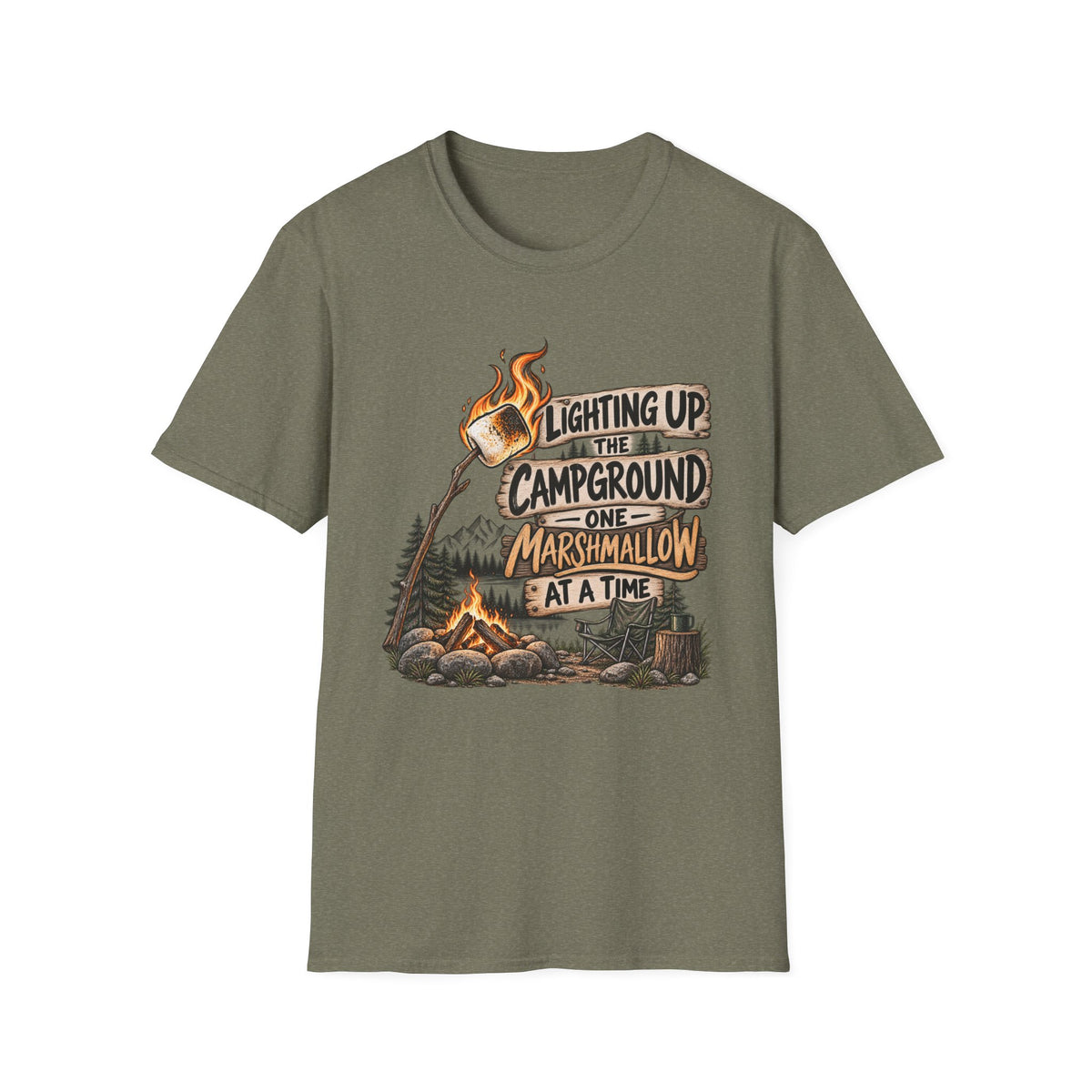 Marshmallow Camping T-Shirt