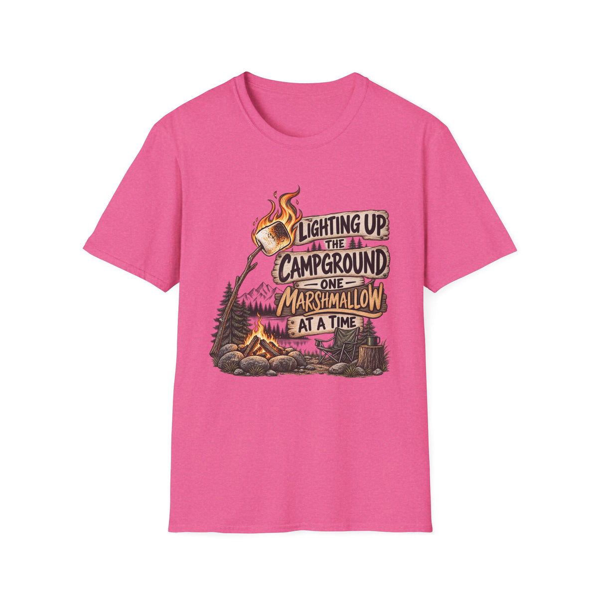 Marshmallow Camping T-Shirt