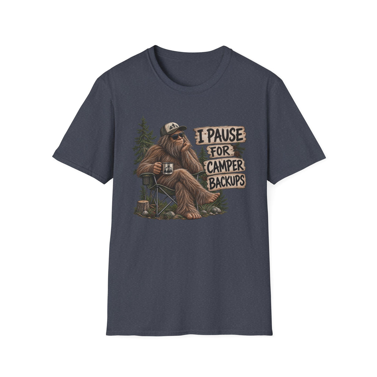 Camping Sasquatch T-Shirt
