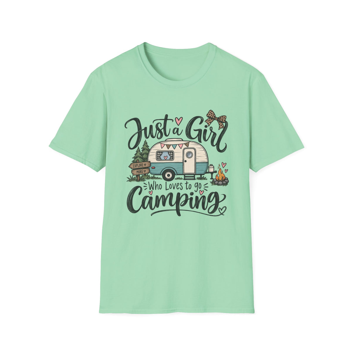 Just a Girl Who Loves to Go Camping T-Shirt