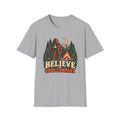 Believe in Good Company Bigfoot Camping T-Shirt