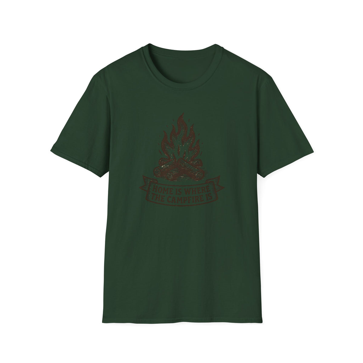 Campfire Home Banner T-Shirt