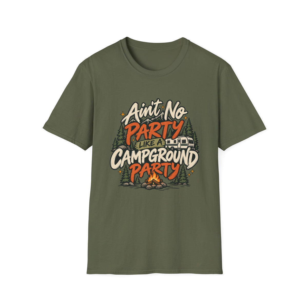 Camping Party T-Shirt