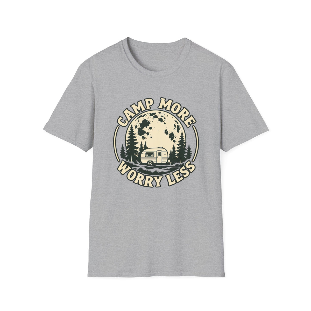 Camp More Worry Less Camping T-Shirt