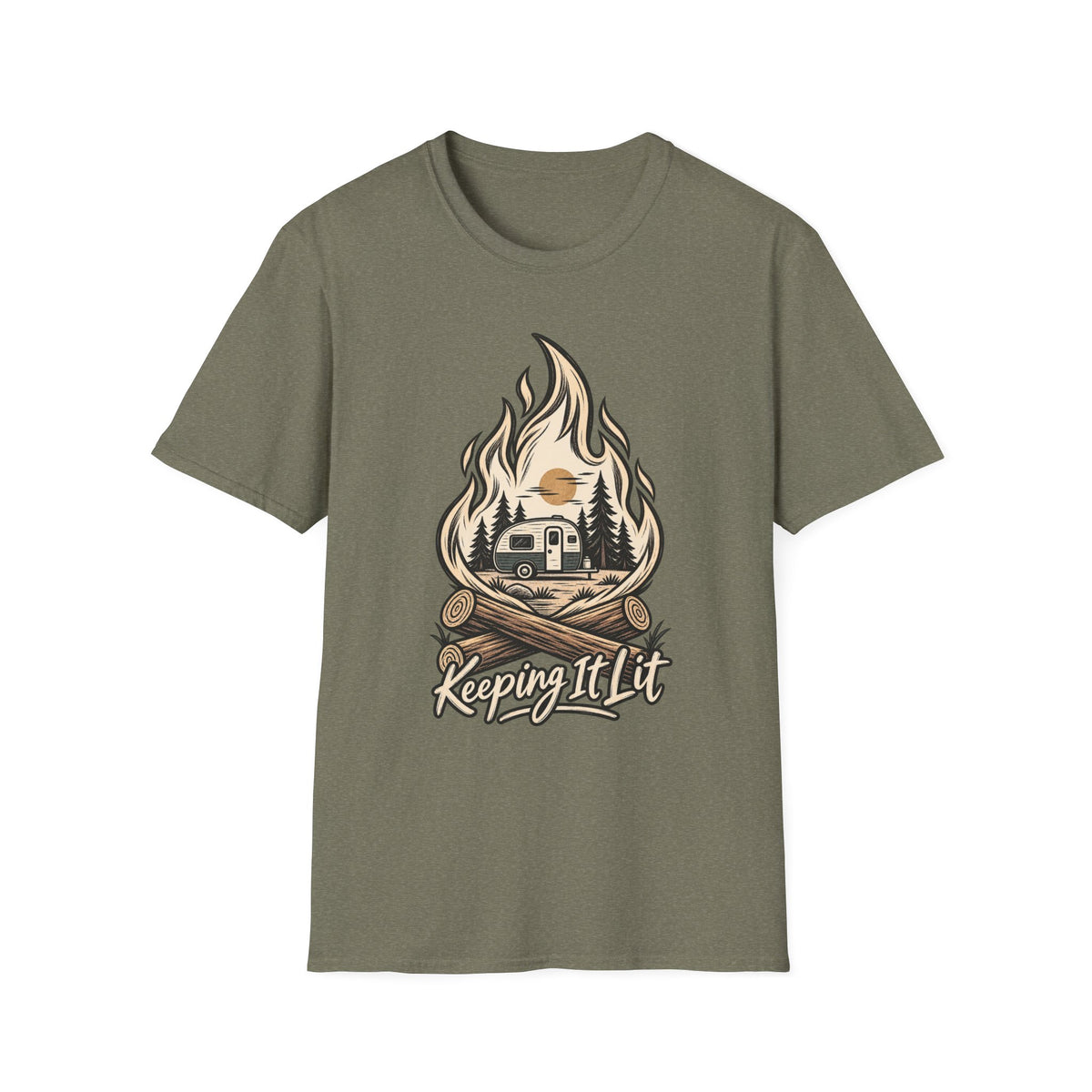 Keeping It Lit Camper T-Shirt