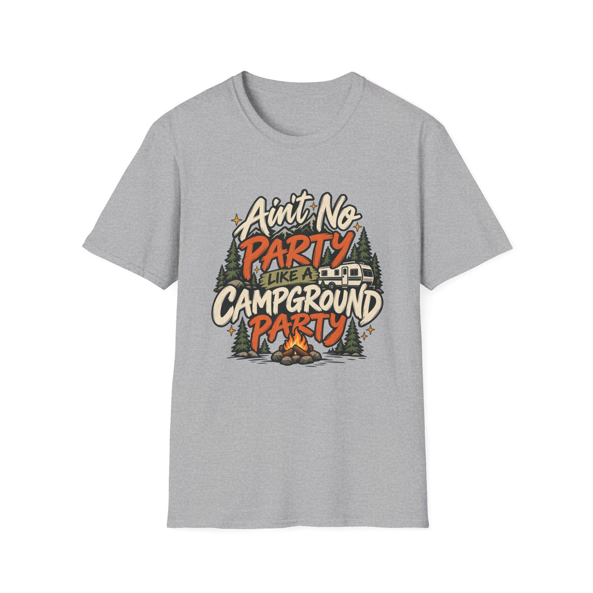 Camping Party T-Shirt