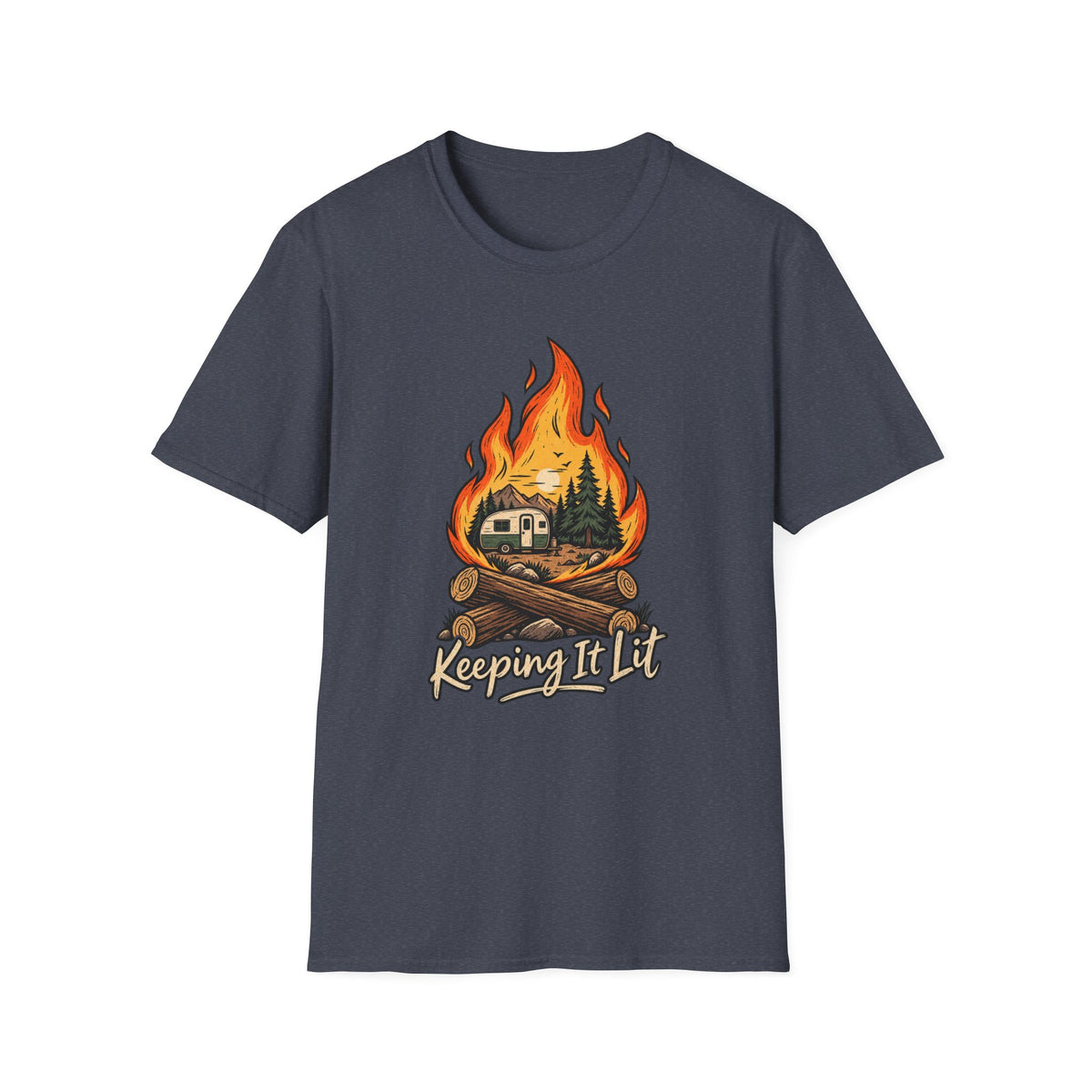 Camping Campfire T‑Shirt