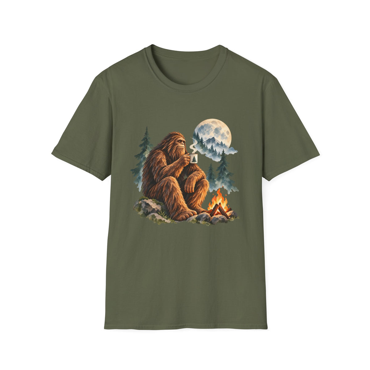 Bigfoot Camping T-Shirt