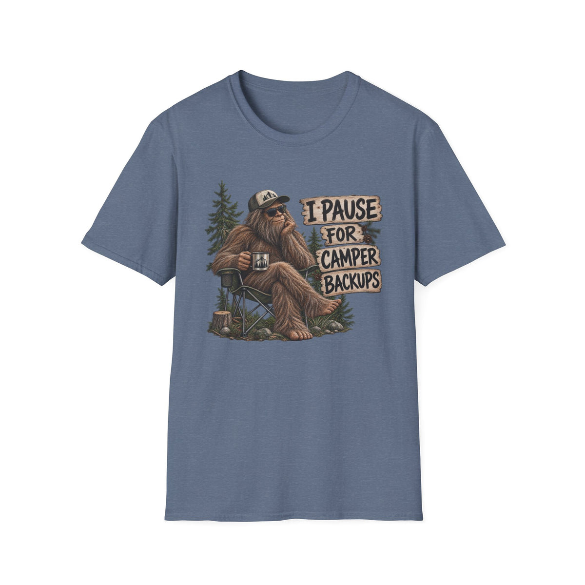 Camping Sasquatch T-Shirt