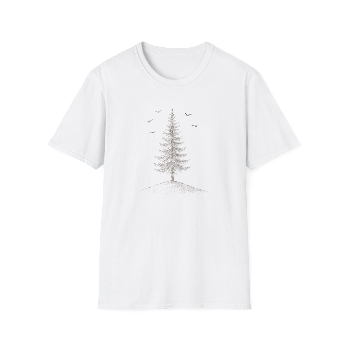 Hilltop tree silhouette T-Shirt