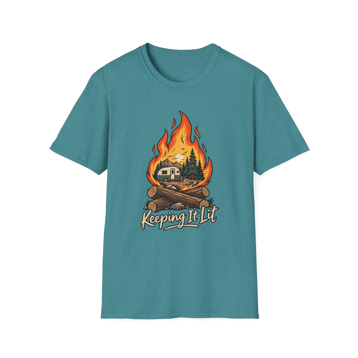 Camping Campfire T‑Shirt