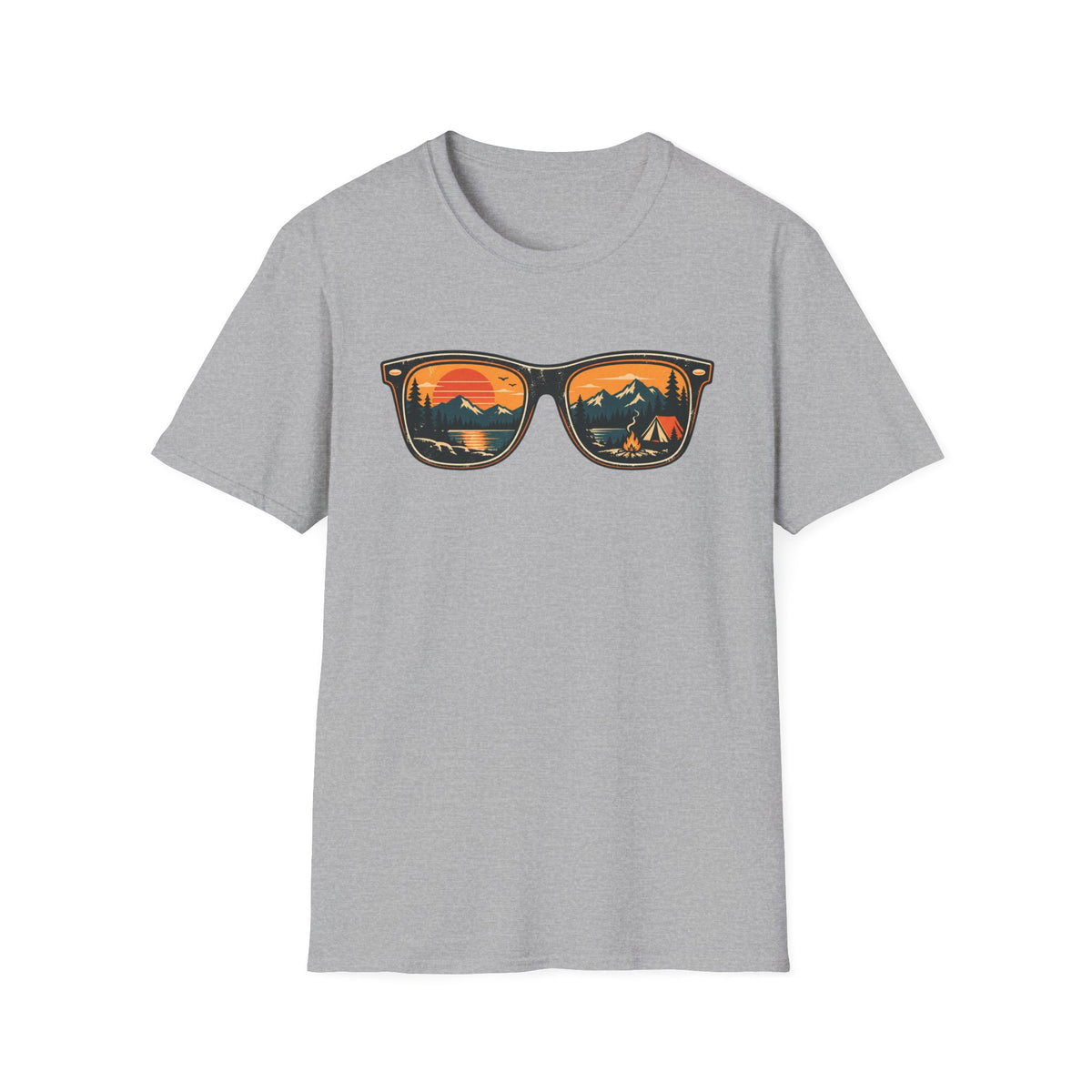 Sunglasses Sunset Camping T-Shirt
