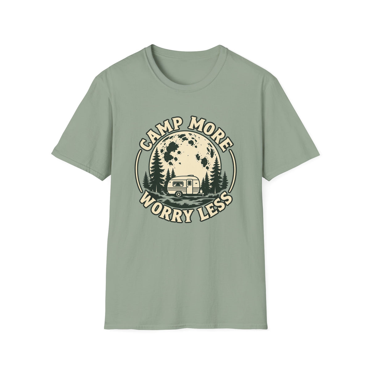 Camp More Worry Less Camping T-Shirt