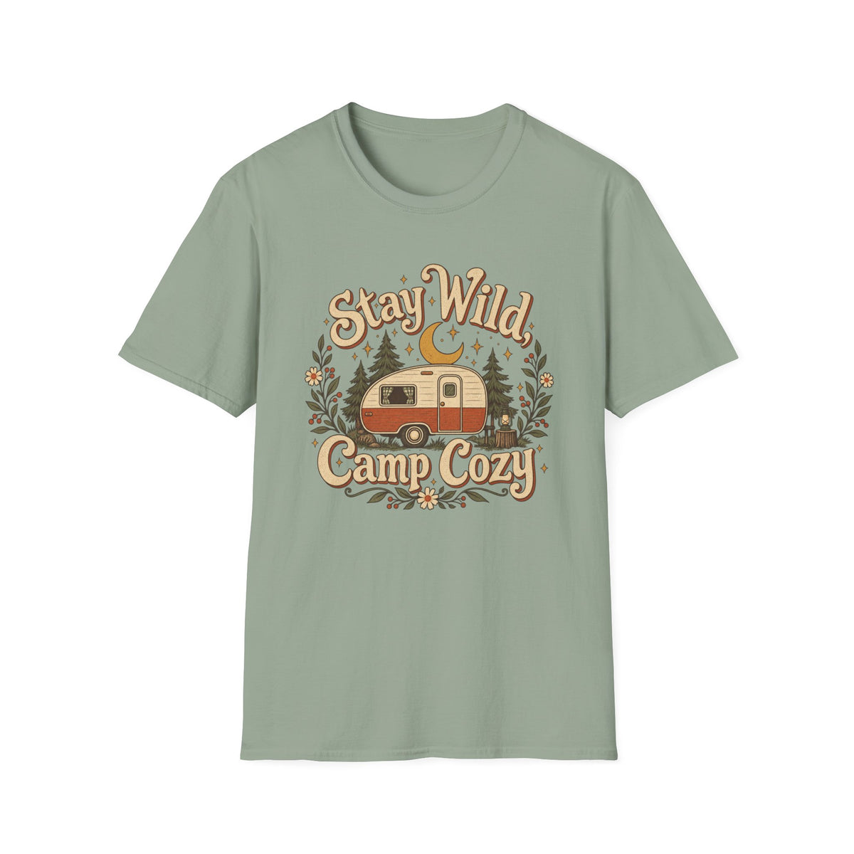 Stay Wild Camp Cozy Camper T-Shirt