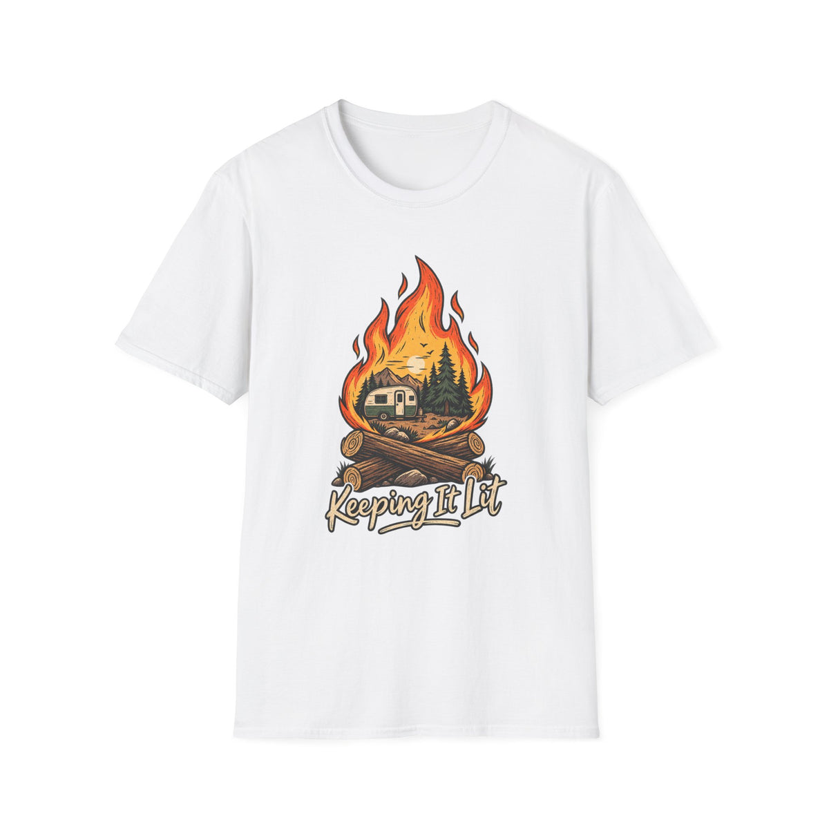 Camping Campfire T‑Shirt