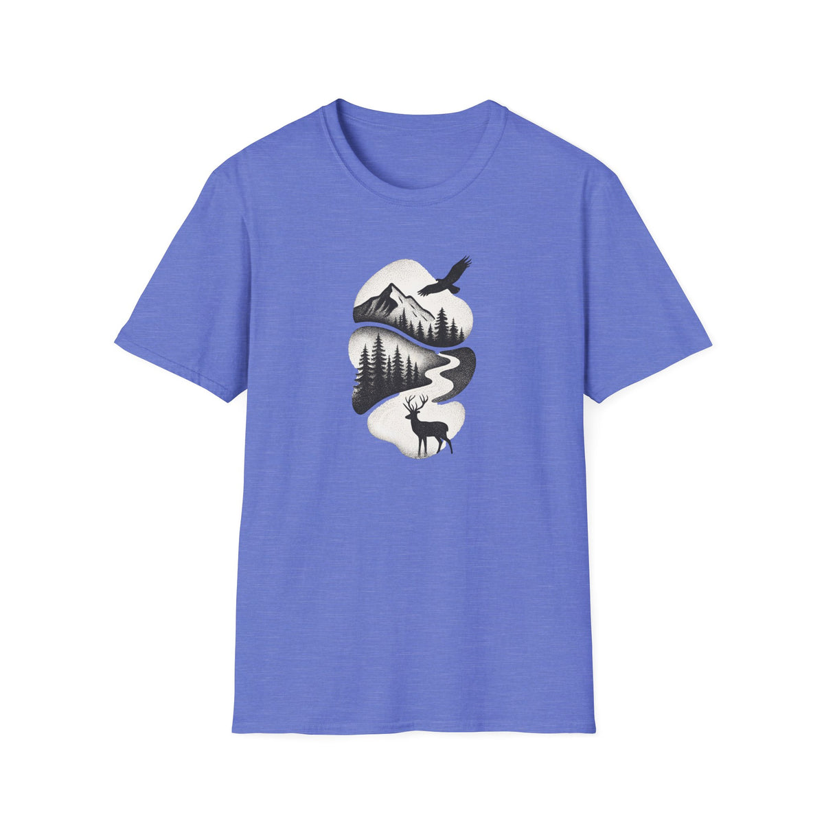 Deer in Mountain Landscape T-Shirt