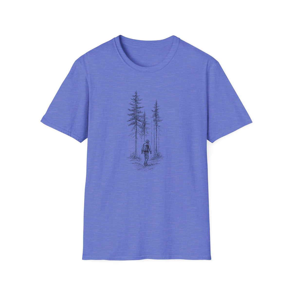 Hiker in Dark Forest T-Shirt