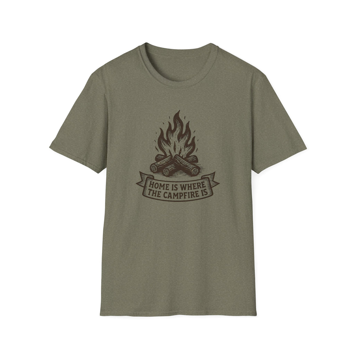 Campfire Home Banner T-Shirt