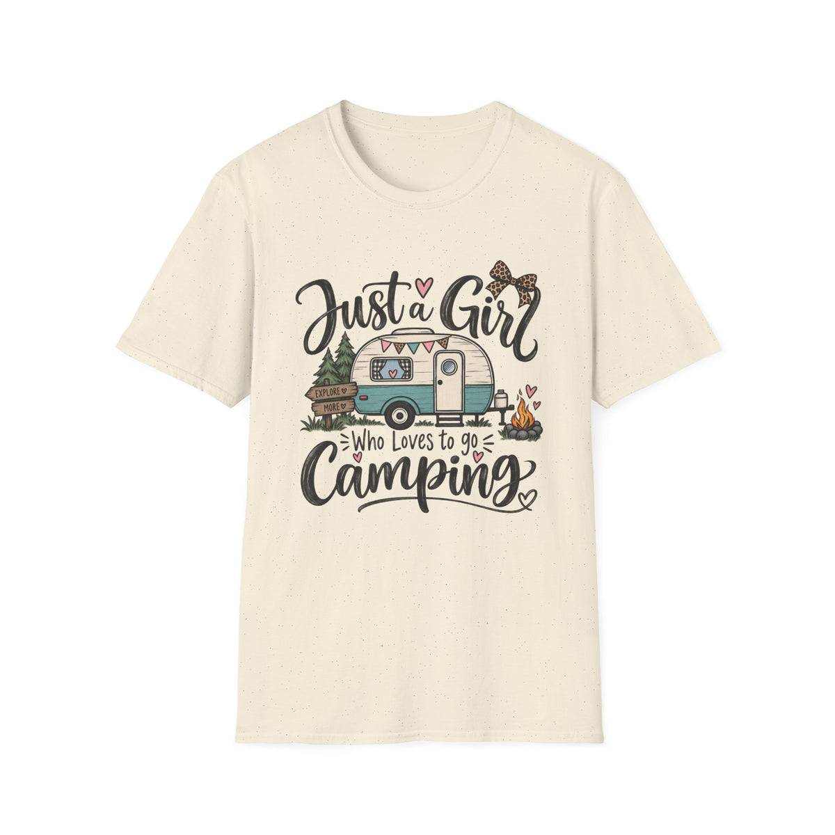 Just a Girl Who Loves to Go Camping T-Shirt