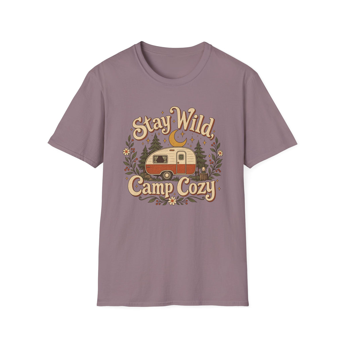 Stay Wild Camp Cozy Camper T-Shirt