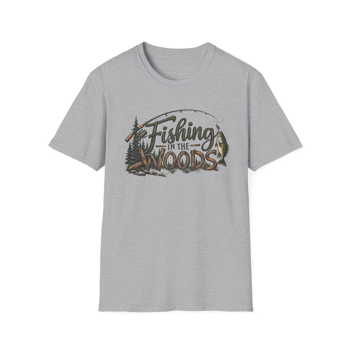 Fishing in the Woods T-Shirt