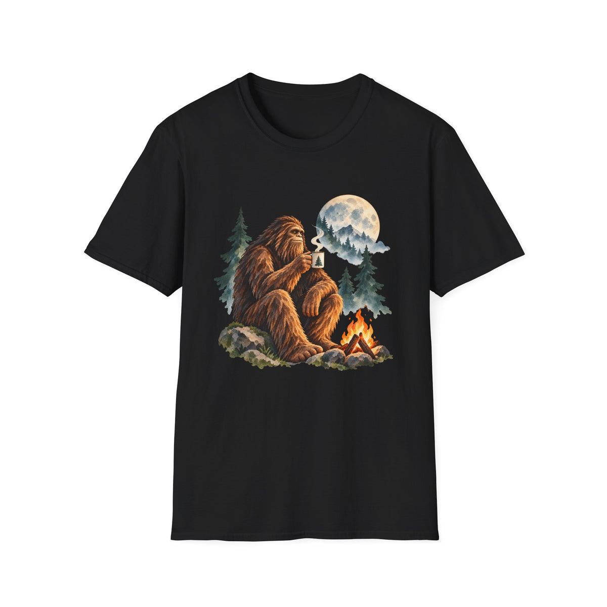 Bigfoot Camping T-Shirt