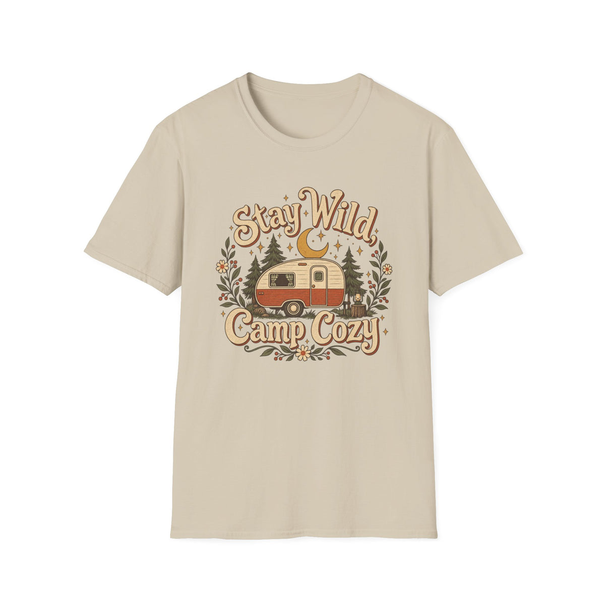 Stay Wild Camp Cozy Camper T-Shirt