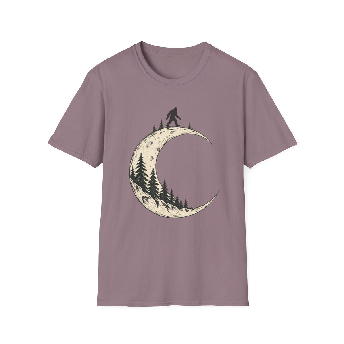 Moonlit Hiker Crescent Moon T-Shirt