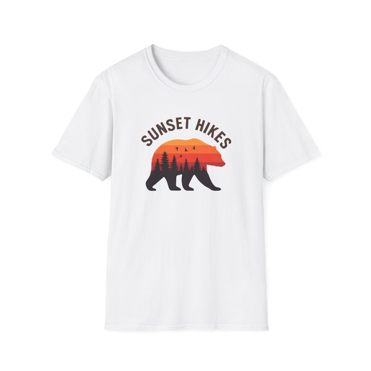Bear Silhouette at Sunset T-Shirt