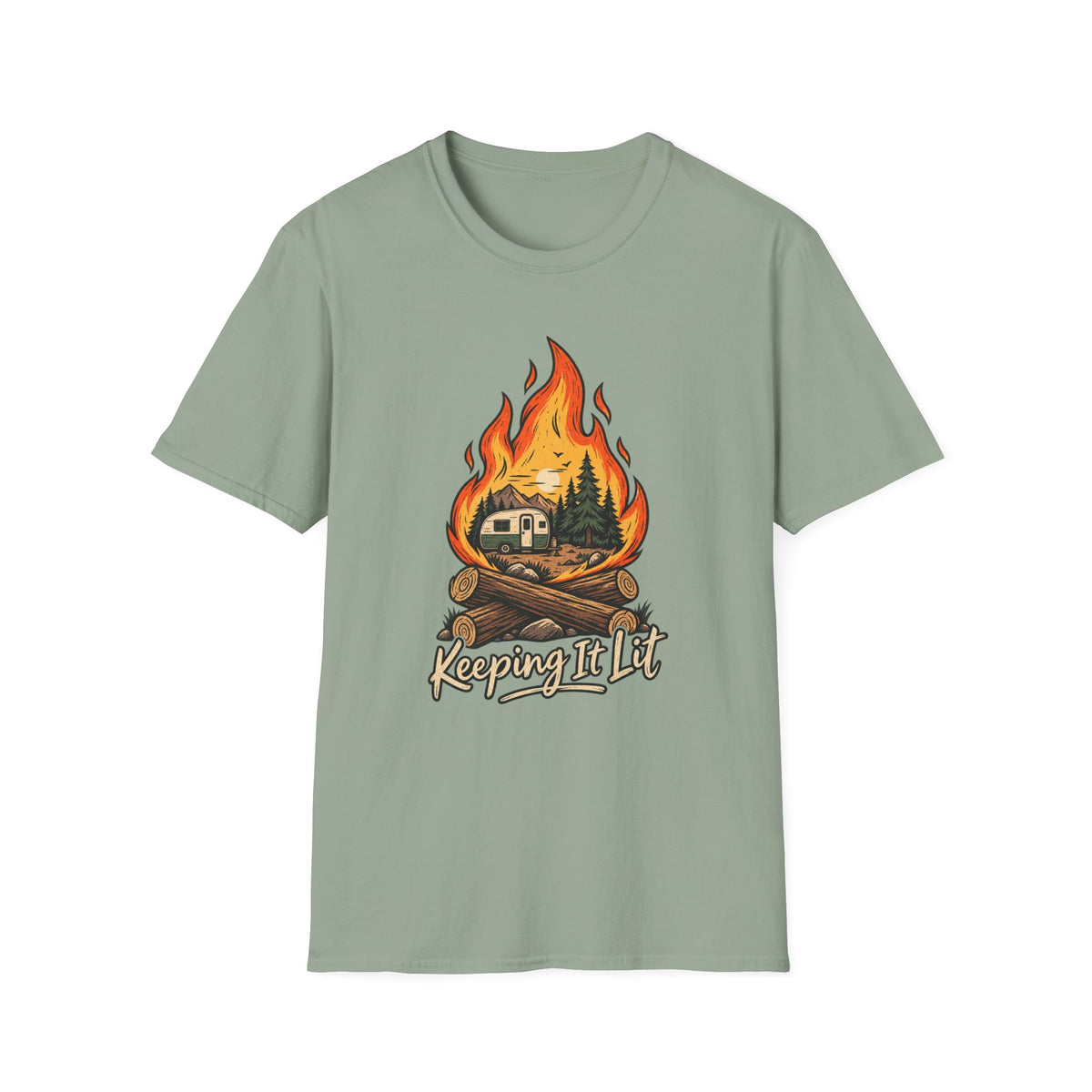 Camping Campfire T‑Shirt
