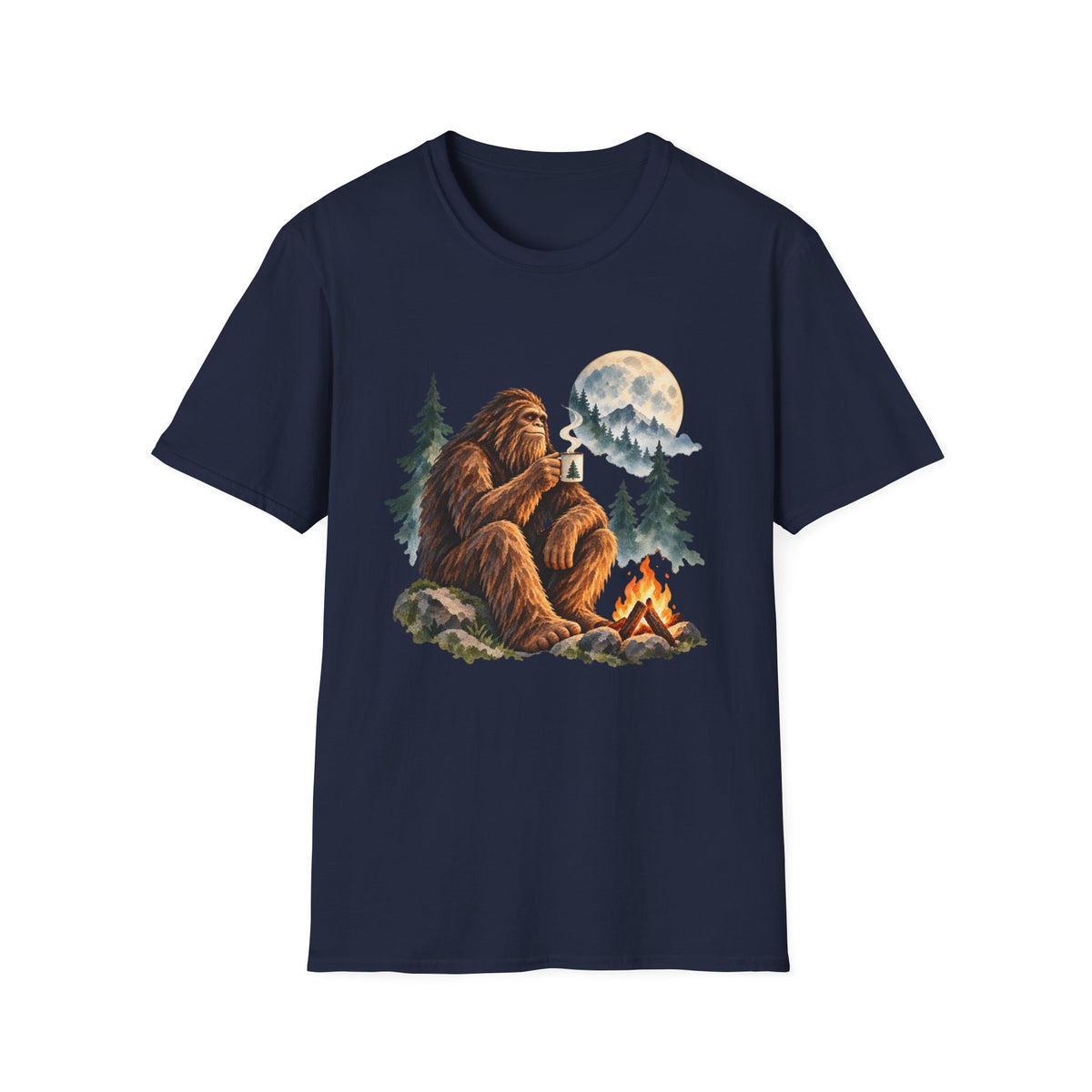 Bigfoot Camping T-Shirt