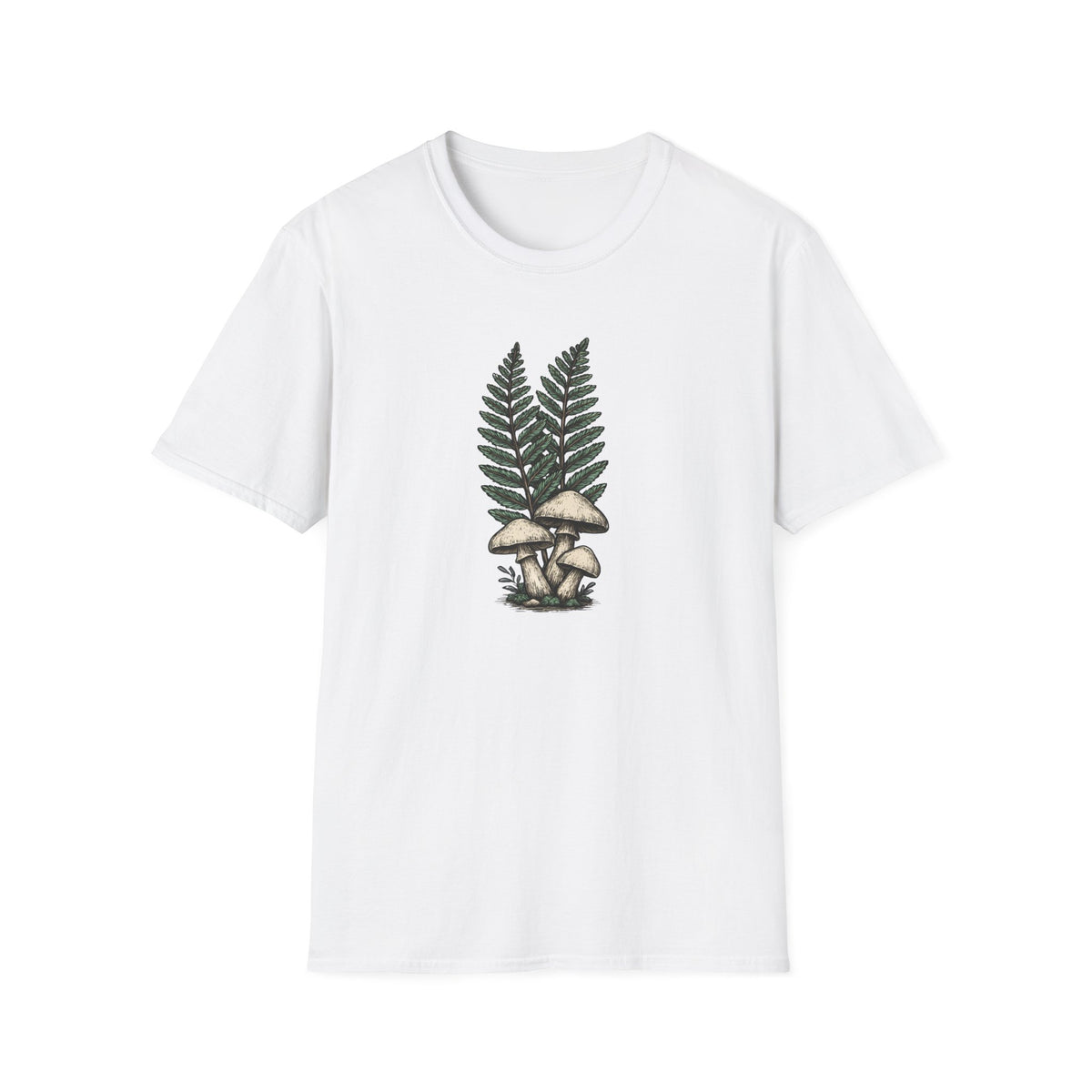 Mushrooms and Ferns T-Shirt