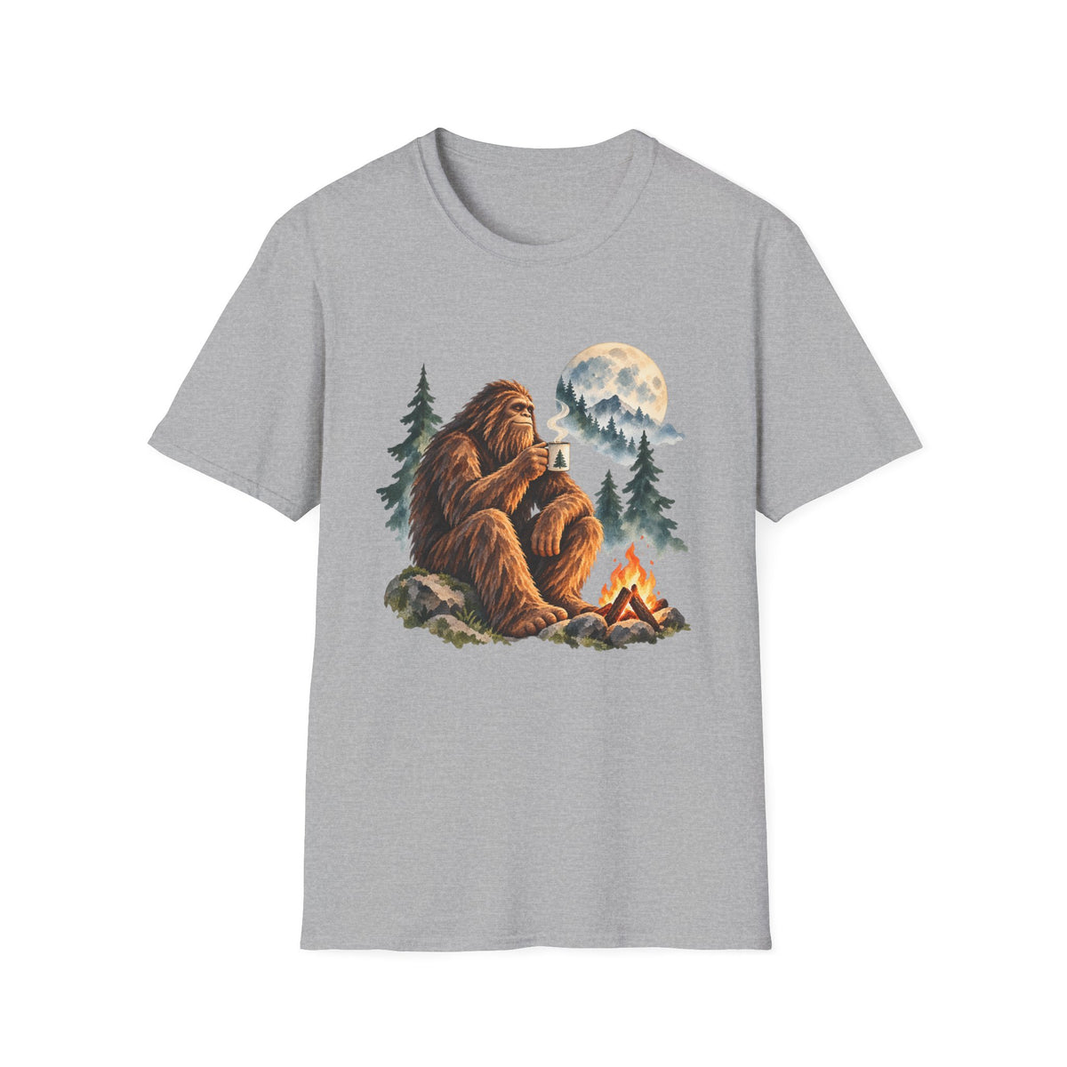 Bigfoot Camping T-Shirt