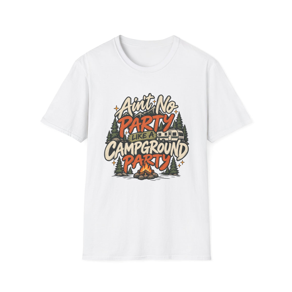 Camping Party T-Shirt