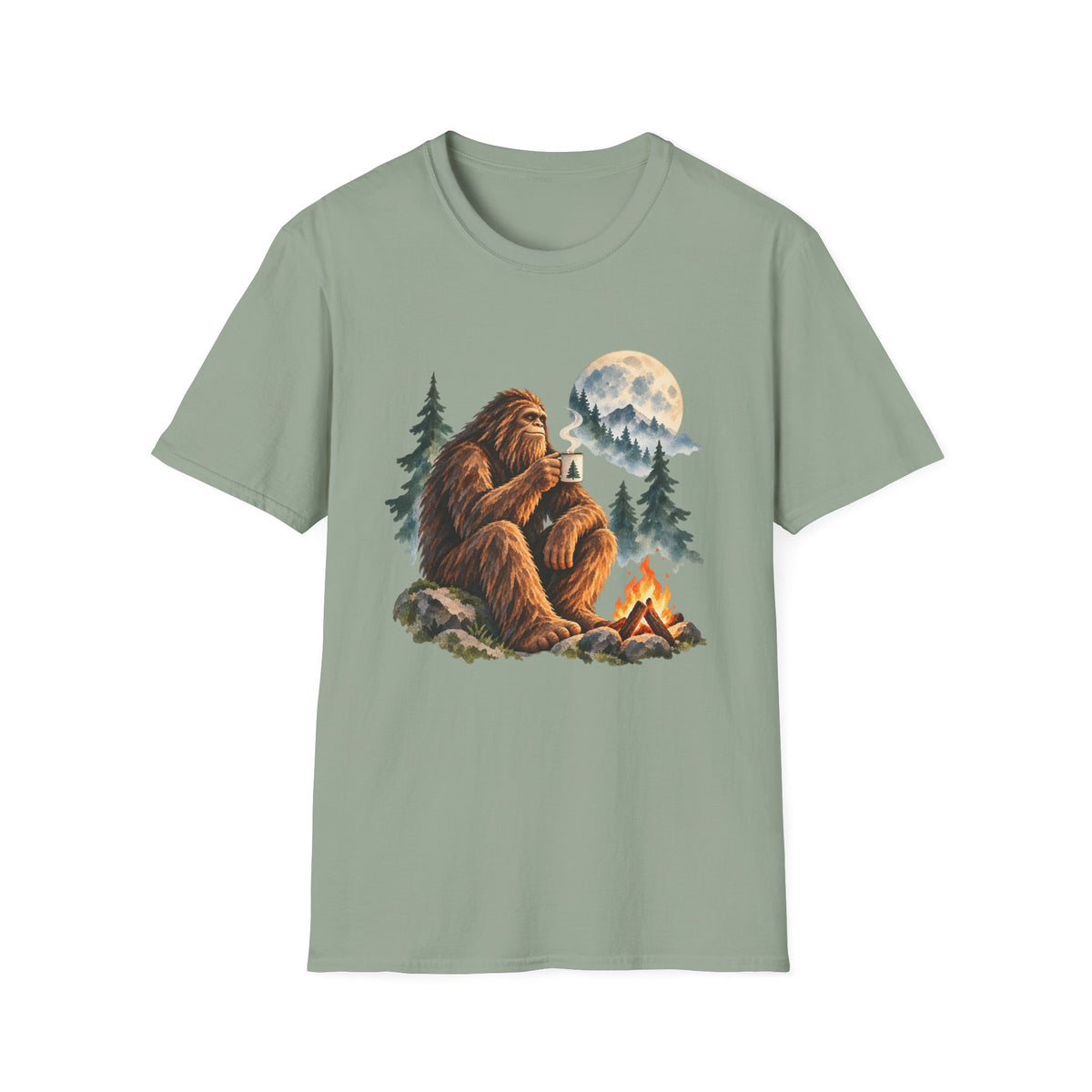 Bigfoot Camping T-Shirt