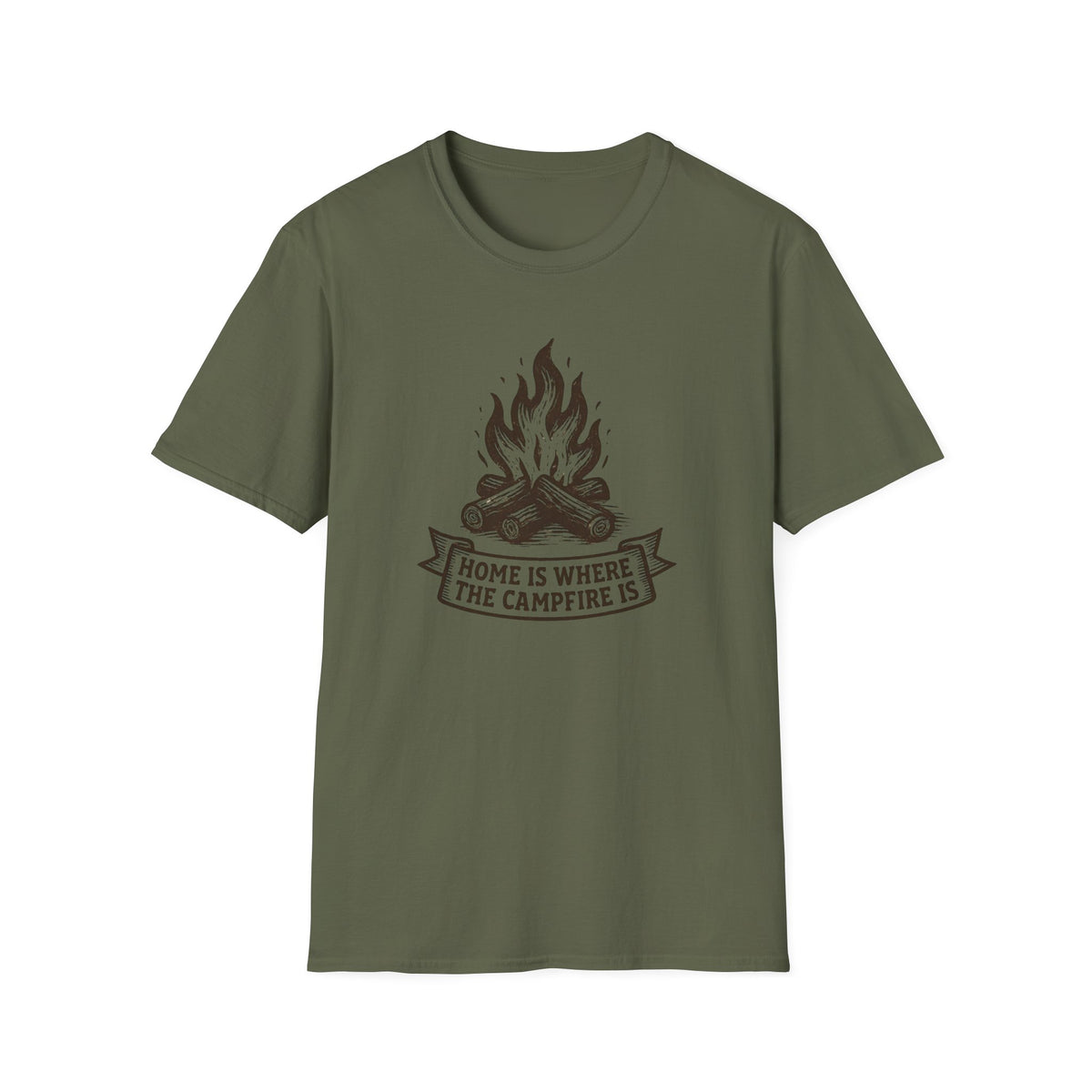 Campfire Home Banner T-Shirt