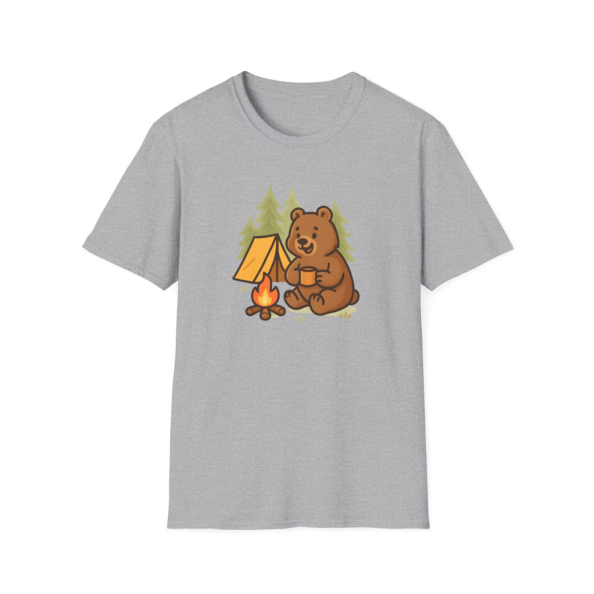 Bear at Campfire T-Shirt