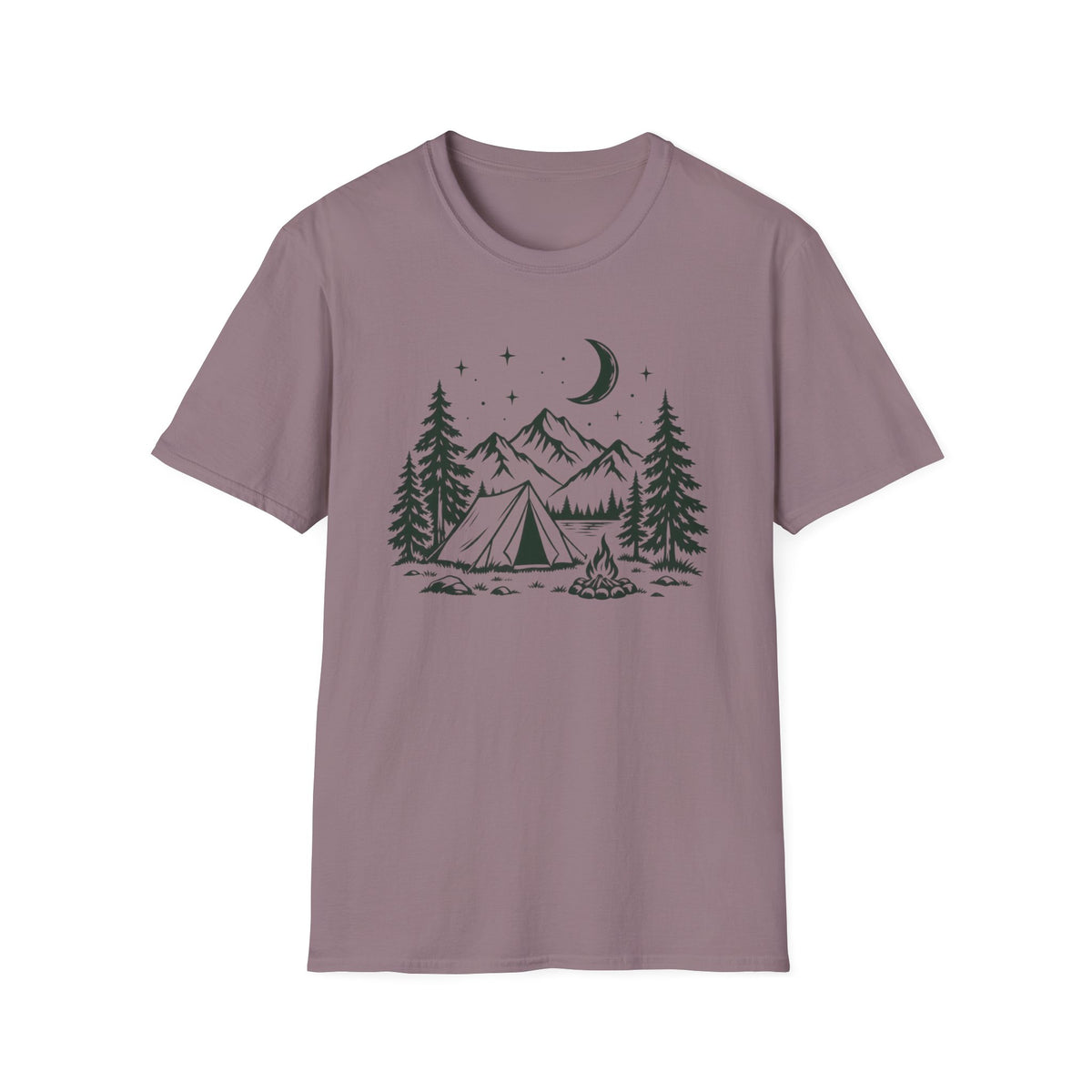 Camping Tent Mountain Night T-Shirt