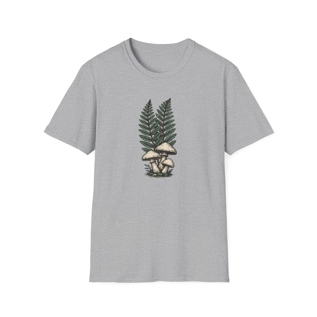 Mushrooms and Ferns T-Shirt