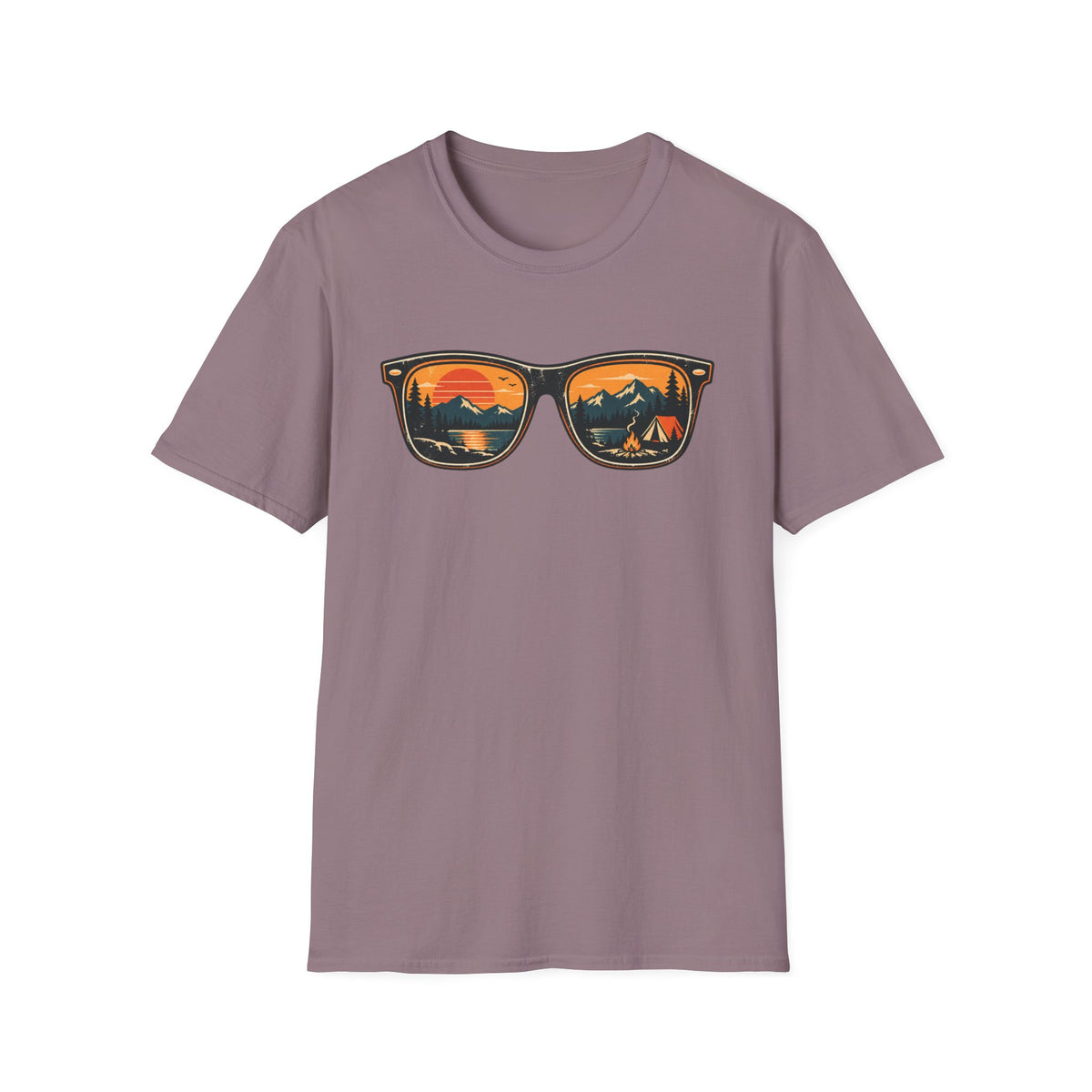 Sunglasses Sunset Camping T-Shirt